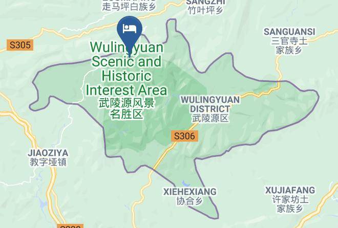 Zhangjiajie - Lubianbian Hotel Maps