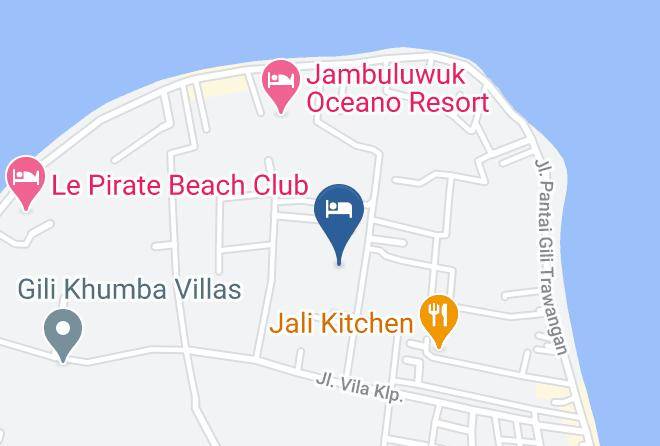 North Lombok Regency - Luce D'alma Resort & Spa Maps