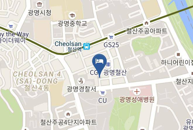 Gwangmyeongsi - Luce Hotel Maps