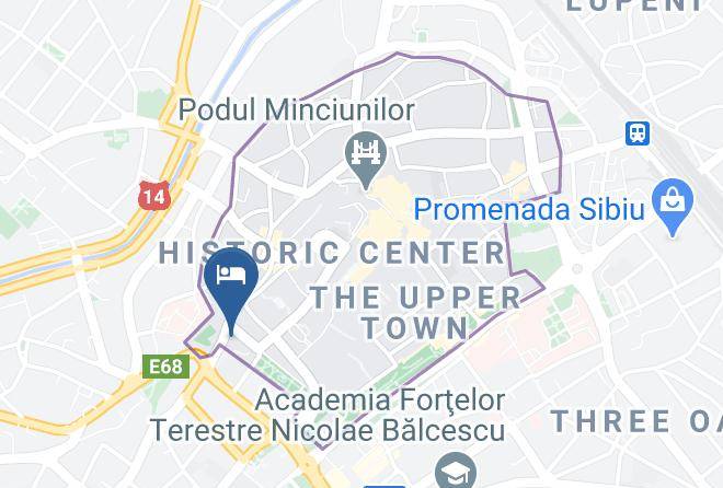 Sibiu - Pensiunea Luceafarul Sibiu Maps