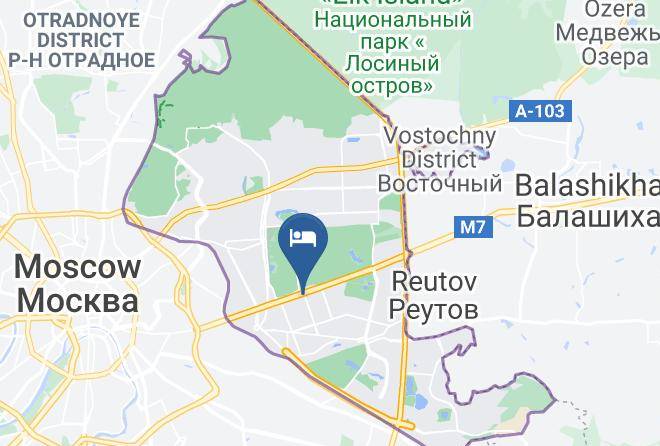 Moscow - Luch Hotel Maps