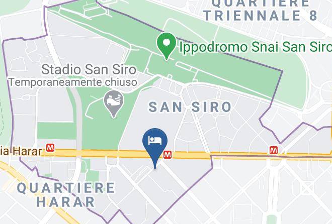 Milan - B&b Luci A San Siro Maps
