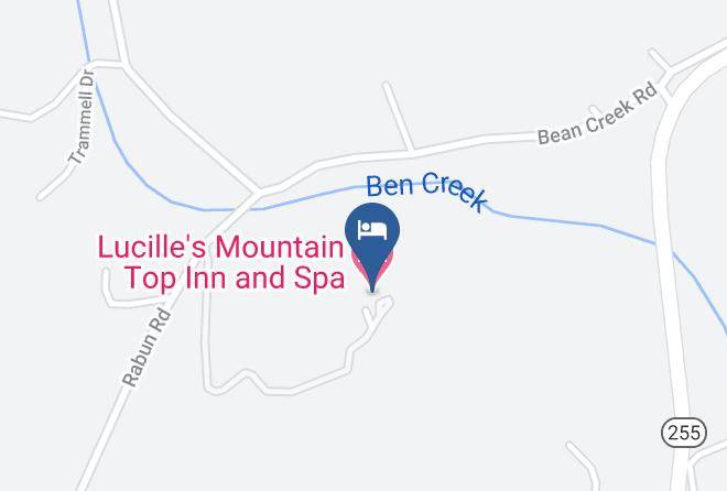 White - Lucille's Mountain Top Inn And Spa Maps