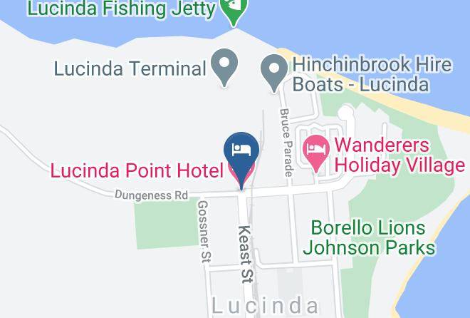 Lucinda Point Hotel Motel Map