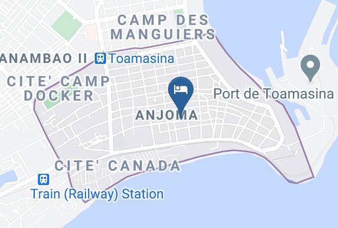 Toamasina I - Luciole Hotel Maps