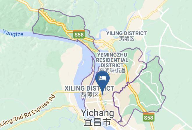 Yichang - Luck 7 Inn Maps
