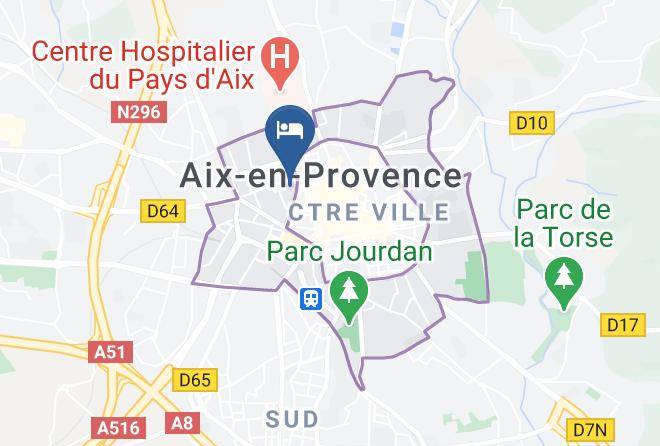 Bouches Du Rhone - Terrasses Sur Les Toits Maps