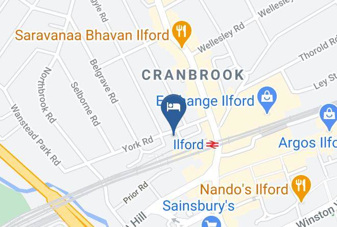 London - Lucky 8 Hotel Illford Maps