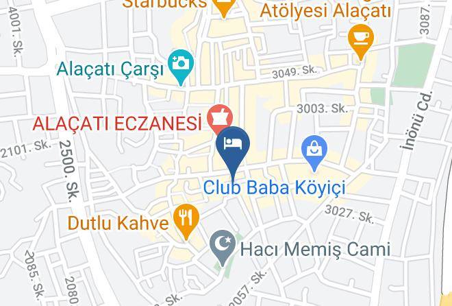 Cesme - Lucky Angel Otel Maps