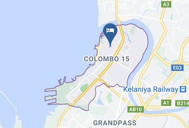 Colombo - Lucky Breeze Hotel Maps