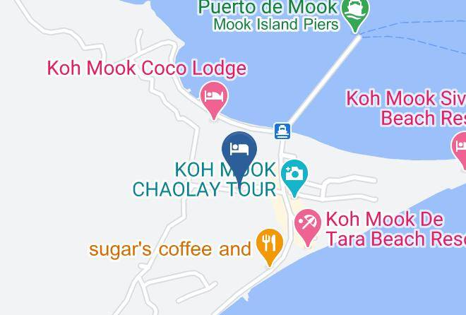Amphoe Kantang - Lucky Bungalow Kohmook Maps