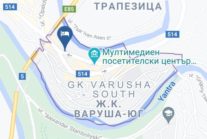 Veliko Tarnovo - Lucky Hotel Maps