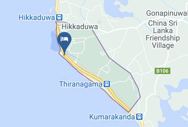 Galle - Lucky Seven Beach Resort Maps