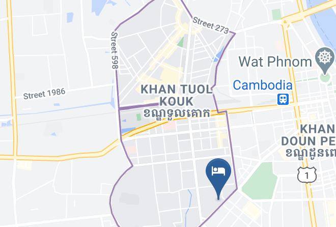 Tuol Kouk - Lucky Star 2 Hotel Maps