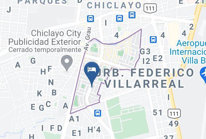 Chiclayo - Lucky Star Hotel Maps