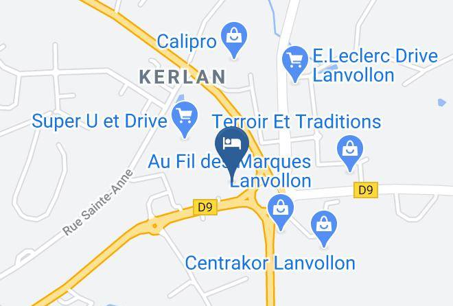 Cotes D Armor - Logis Hotel Lucotel Maps