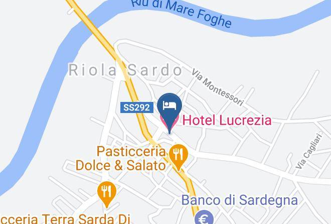 Oristano - Hotel Lucrezia Maps