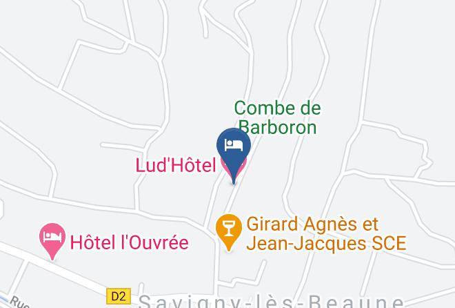 Cote D Or - Lud'hotel Maps