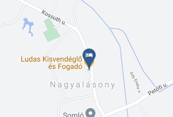 Nagyalasony - Ludas Kisvendeglo Es Fogado Maps