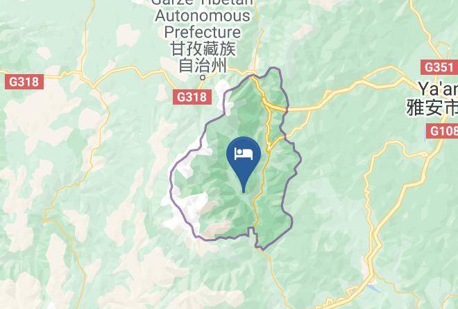 Garze Zangzu Aut Prefecture - Luding Hailuogoulong Babu Hotel Maps