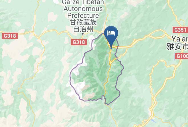 Garze Zangzu Aut Prefecture - Luding Meizhou Hotel Maps