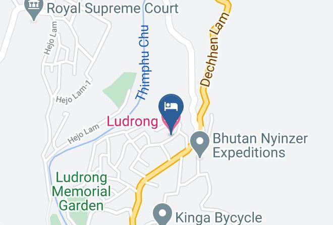 Thimphu - Ludrong Hotel Maps