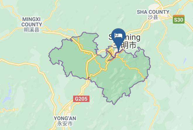 Sanming - Ludu Hotel Maps