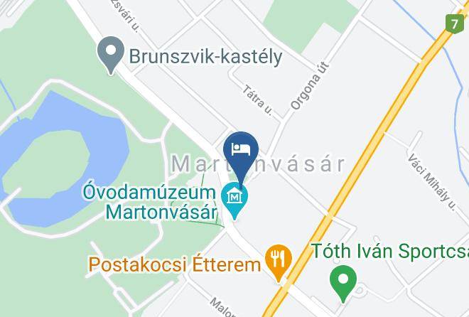 Ludwig Hotel Martonvasar Map