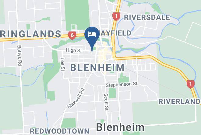 Blenheim - Lugano Motor Lodge Blenheim Maps
