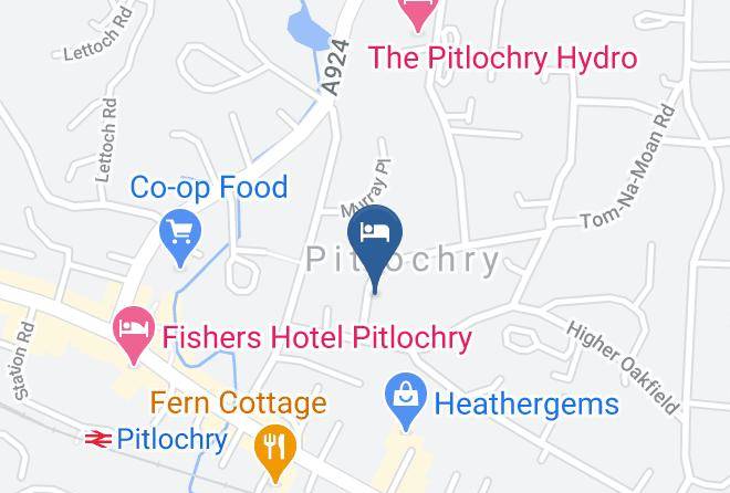 Perth And Kinross - Lugonia Pitlochry Maps