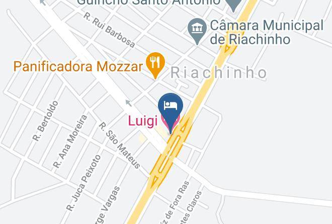 Riachinho - Luigi Hotel Maps