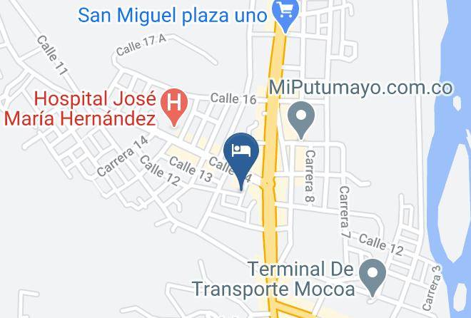 Mocoa - Luis Angel Hotel Maps