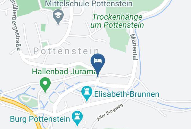 Bayreuth - Luisengarten Pottenstein Pension Garni Maps