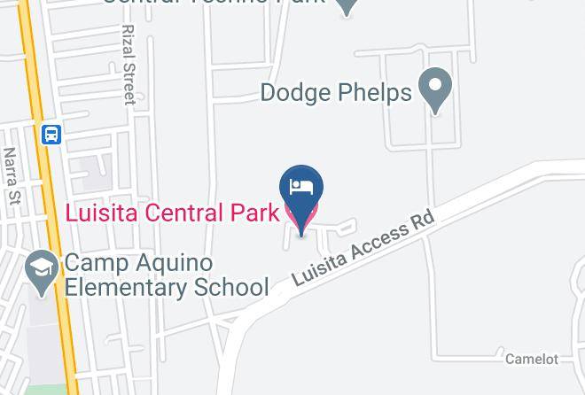 Tarlac - Luisita Central Park Hotel Maps