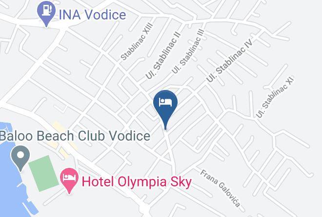 Vodice - Luka Vodice Maps