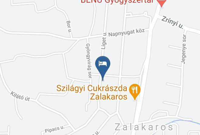 Zalakaros - Lukacs Panzio Maps