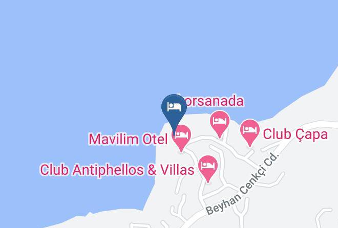 Kas - Lukka Exclusive Hotel Maps