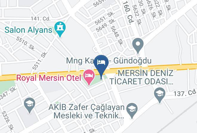 Akdeniz - Luks Otel Maps