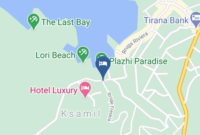 Saranda - Lula Hotel Maps