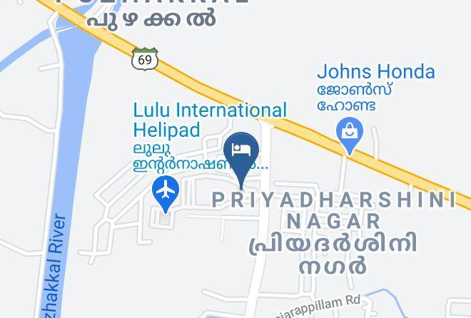 Thrissur - Lulu International Convention Centre & Garden Hotels Thrissur Maps