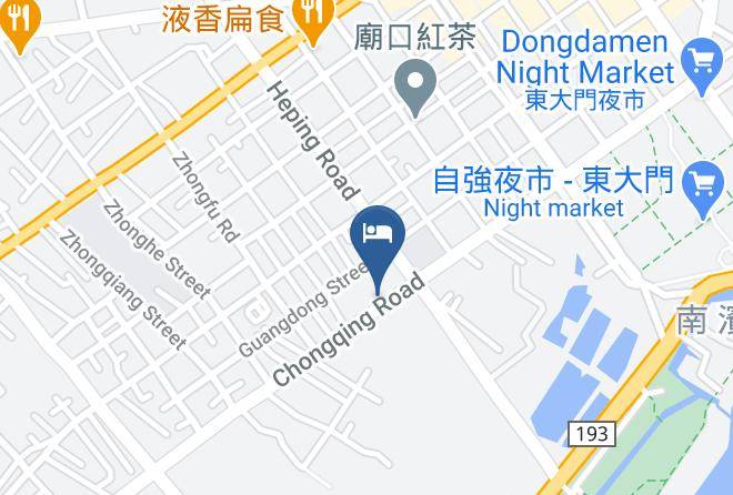Lulu Du Jia Business Hotel Mapa - Taiwan - Hualiennty