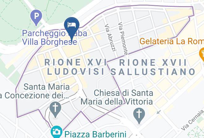 Rome - Luma Suite Via Veneto Your Luxury Stay 29 Maps