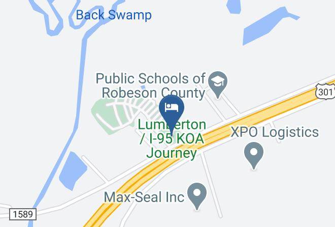 Robeson - Lumberton I 95 Koa Journey Maps