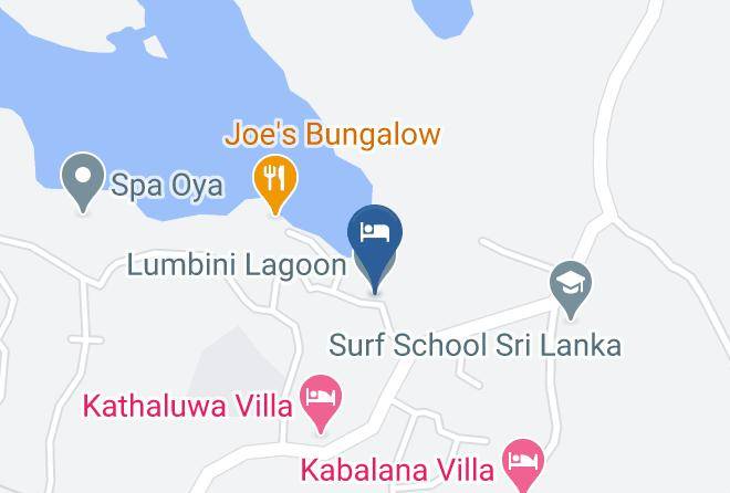 Galle - Lumbini Lagoon Maps