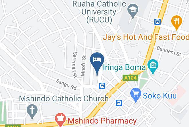 Iringa Urban - Lumilo Classical Hotel Maps