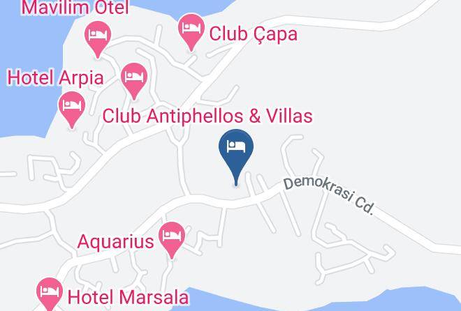 Kas - Lumina Otel Maps