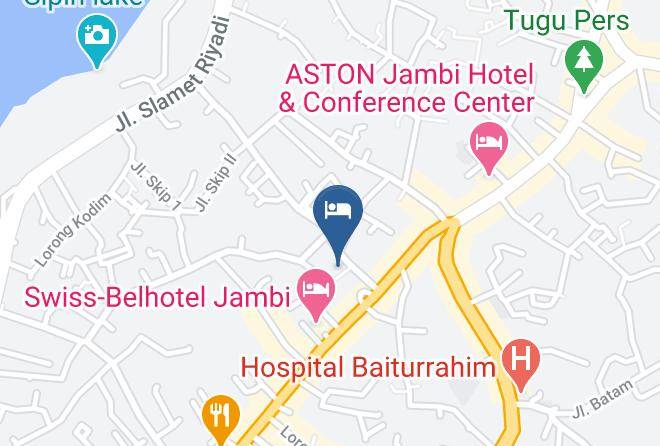 Kota Jambi - Luminor Hotel Jambi Maps