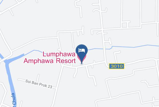 Amphoe Mueang Samut Songkhram - Lumphawa Amphawa Resort Maps
