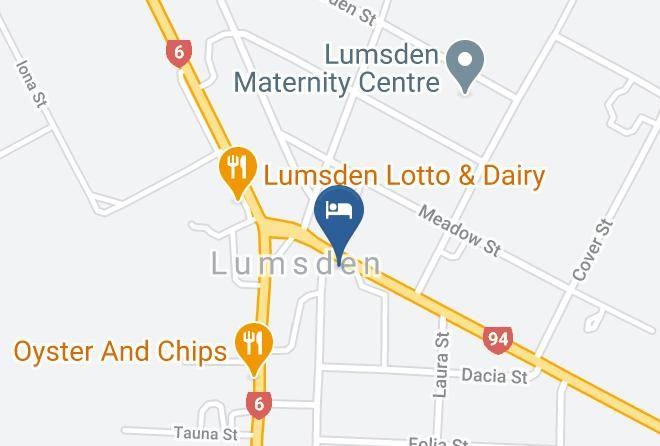 Lumsden - Lumsden Accommodation Royal Mail Hotel Maps