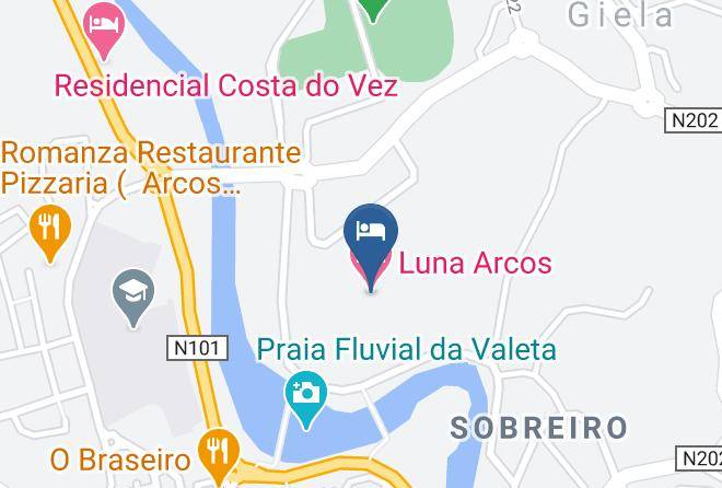 Arcos De Valdevez - Luna Arcos Hotel Maps